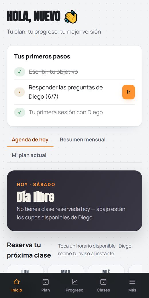 La app del alumno: su día y sus clases